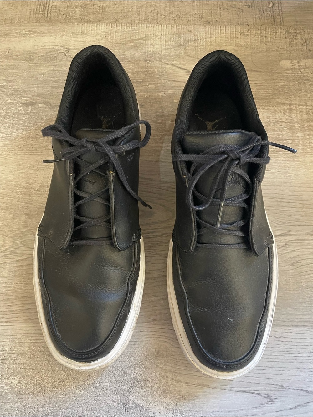 Men's Black Air Jordan Casual Lace-Up Shoes